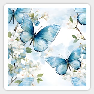 Butterflies Watercolor 18 - Spring Azure Sticker